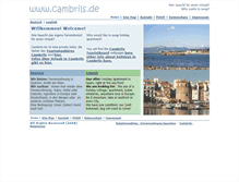 Tablet Screenshot of cambrils.de